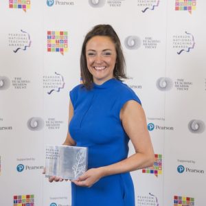 Carrie wins big at National Teaching Awards!