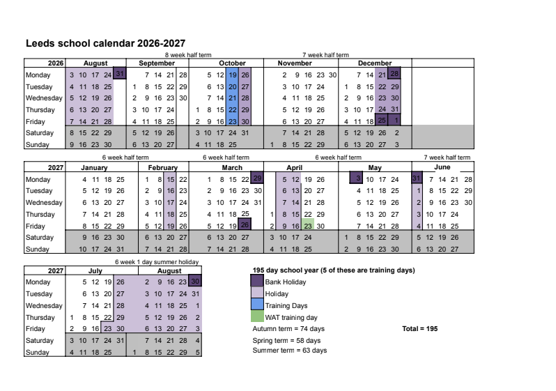 Calendar 26-27
