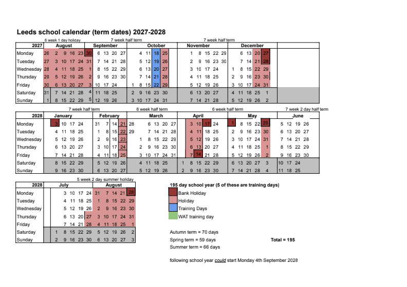 Calendar 27-28